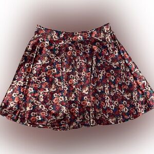 Hollister velvety soft floral skirt